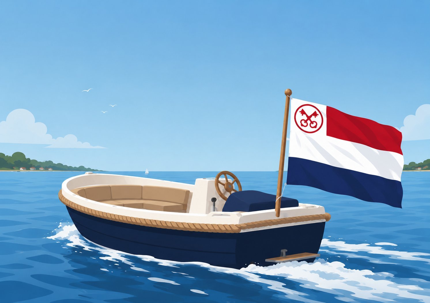 Sloepvlag Leiden
